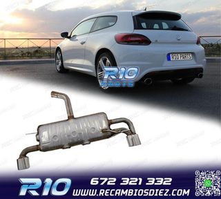 SILENCIOSO ESCAPE VOLKSWAGEN VW SCIROCCO 08- LOOK R