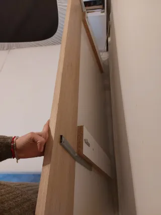 Cabecero Leroy Merlin Madera y Blanco