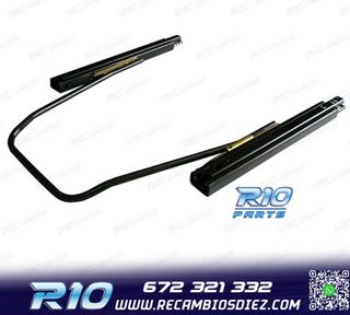 KIT ASIENTO DEPORTIVO SEMI BAQUET ESTILO RS ALCANTARA CUERO