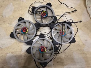 4 Ventiladores Talius RGB o Unidad Suelta