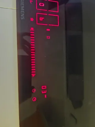 Placa de Inducción Siemens Negra