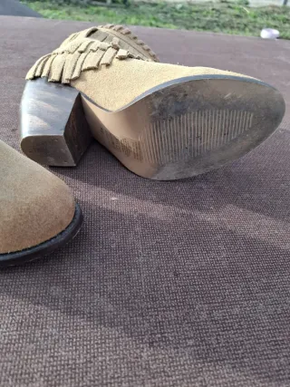 Botas Ante beige talla 39