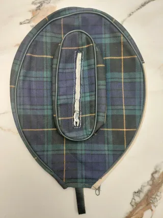 2 foderi racchette vintage Spalding e Scozzese