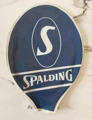 2 foderi racchette vintage Spalding e Scozzese