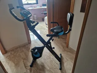 Bicicleta Estática Negra - Poco Uso