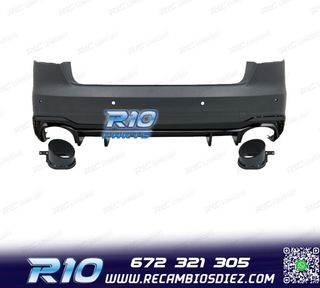 PARAGOLPES TRASERO AUDI A4 17-20 LOOK RS4
