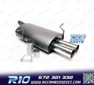SILENCIOSO ESCAPE BMW SERIE 3 E46 1998-2001 x2
