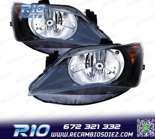 FAROS PARA SEAT IBIZA 12-15 FONDO NEGRO