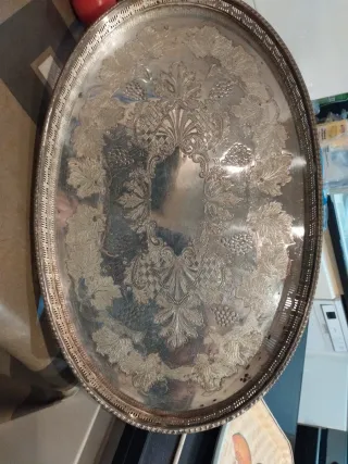 Bandeja Antigua Plata Sheffield