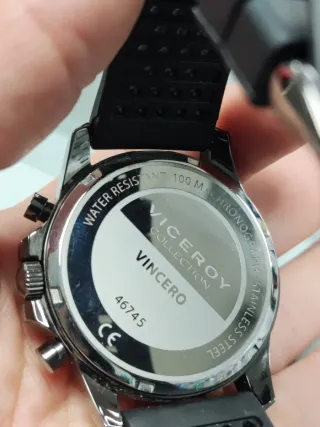 Reloj Viceroy Cronógrafo Negro y Amarillo