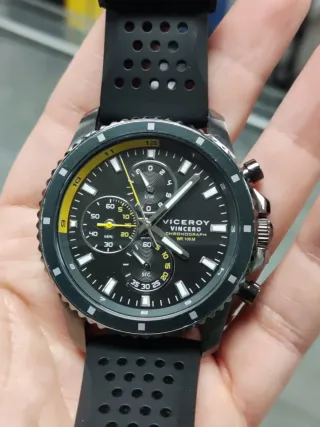 Reloj Viceroy Cronógrafo Negro y Amarillo