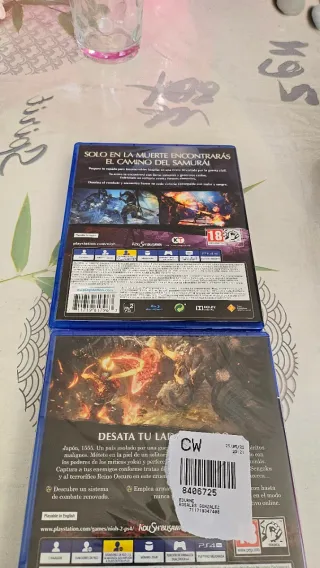 Pack juegos Nioh 1 y 2 PS4