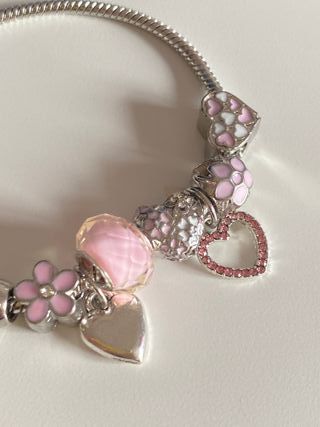 Pulsera Acero Inoxidable con Dijes