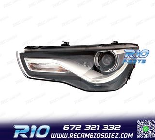 FARO IZQ XENON AUDI A1 10-14 DRL NEGRO