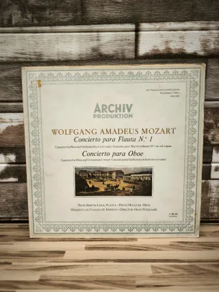 Vinilo Mozart Concierto para Flauta y Oboe