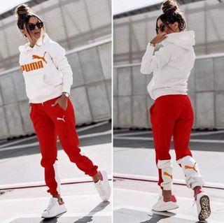 Conjunto Puma Chándal Rojo y Blanco