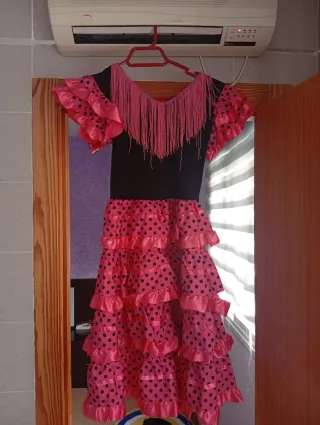 Vestido Sevillana Carnaval Talla 10