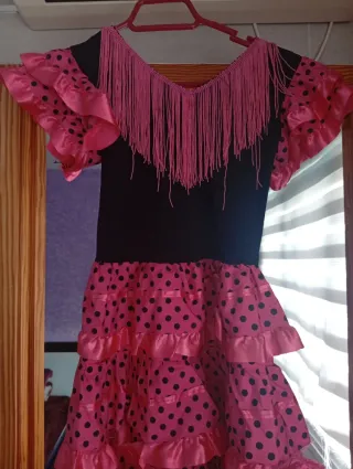 Vestido Sevillana Carnaval Talla 10