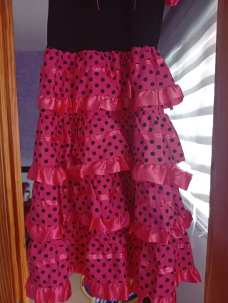 Vestido Sevillana Carnaval Talla 10