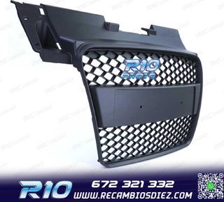 PARRILLA AUDI TT 06-12 LOOK RS NEGRO
