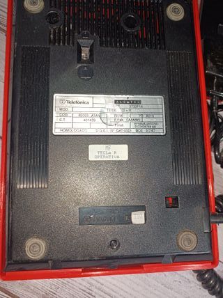Teléfono Teide Alcatel Telefónica D+R 1987 (LEED)