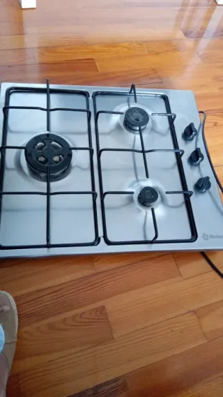 Cocina de gas 3 fuegos
