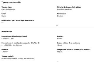 Placa Inducción Bosch