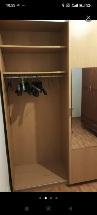 Armario madera 2,30x1,90 desmontar