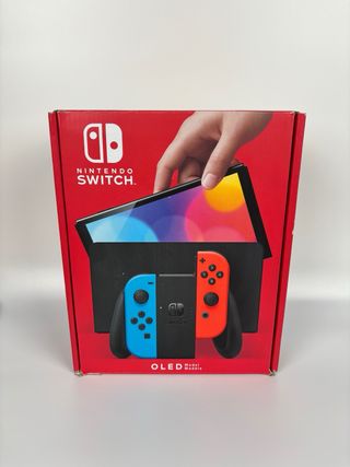 Console Nintendo Switch OLED completa con scatola