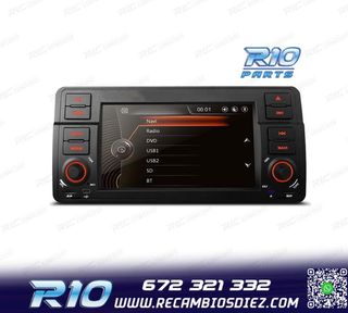 RADIO NAVEGADOR 7" BMW SERIE 3 E46 98-06 USB GPS TACTIL HD T