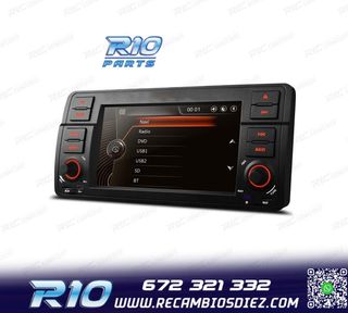 RADIO NAVEGADOR 7" BMW SERIE 3 E46 98-06 USB GPS TACTIL HD T