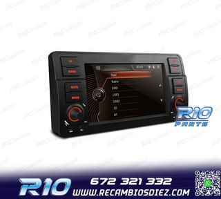 RADIO NAVEGADOR 7" BMW SERIE 3 E46 98-06 USB GPS TACTIL HD T