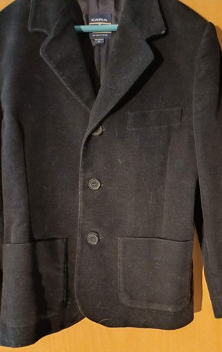 Casaco Inverno Zara Kids Azul Escuro