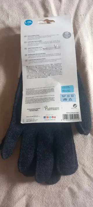 Guanti Touchscreen Cellularline L/XL Neri