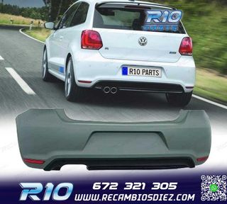 PARAGOLPES TRASERO VOLKSWAGEN VW POLO 09-14 LOOK GTI