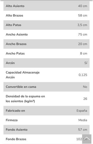 REGALO Chaise longue Conforama APRIL convertible