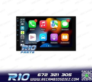 RADIO GPS ANDROID 14 2DIN 7" MULTIMEDIA GPS HD 3 USB SD