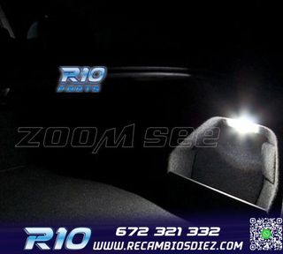 KIT 13 BOMBILLAS LED INTERIOR PARA SEAT LEON MK2 1 P 1P1 05-