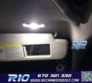 KIT 13 BOMBILLAS LED INTERIOR PARA SEAT LEON MK2 1 P 1P1 05-