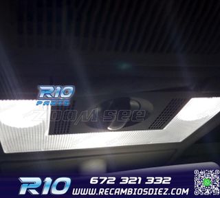KIT 13 BOMBILLAS LED INTERIOR PARA SEAT LEON MK2 1 P 1P1 05-