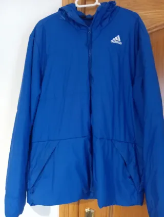 Parka deportiva Adidas azul