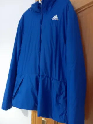 Parka deportiva Adidas azul