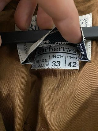 Burberrys Vintage Wool Double Breasted Coat Camel