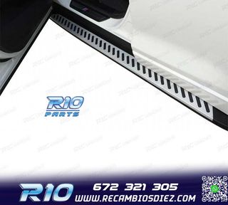 ESTRIBERAS ESTRIBOS BMW X4 F26 14- ACERO INOX
