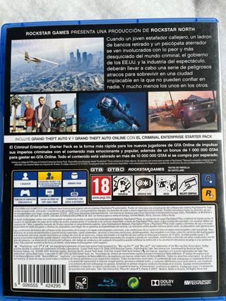 GTA V Edición Premium PS4