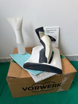 Lavapavimenti Vorwerk Folletto + panno e dosatore