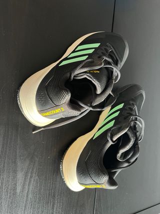Zapatillas Adidas Court 2 Tenis Negro/Verde