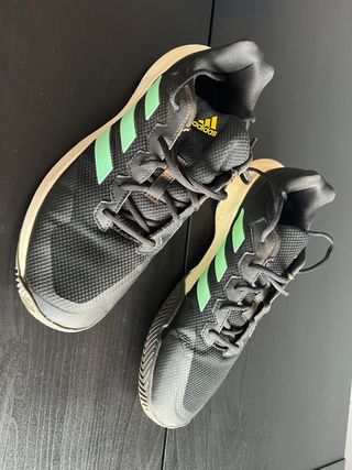 Zapatillas Adidas Court 2 Tenis Negro/Verde