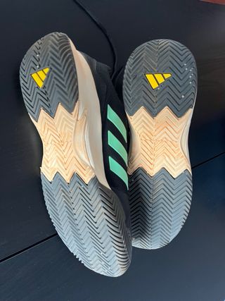 Zapatillas Adidas Court 2 Tenis Negro/Verde