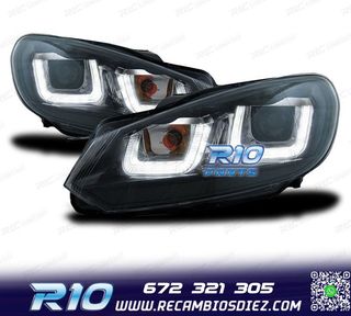 FAROS VOLKSWAGEN VW GOLF 6 LUZ DIURNA LED TUBE LIGHT 08-12 F